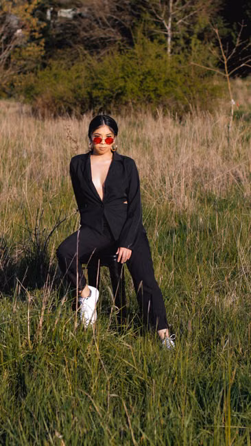 Cropped Bege Estampado